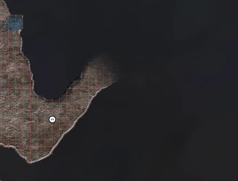 Cave entrance with a barrier